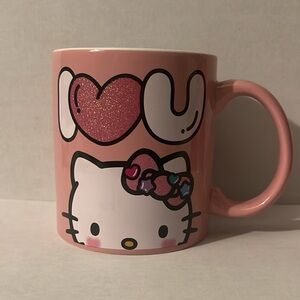 HELLO KITTY “I 💗 You” GLITTER HEART MUG